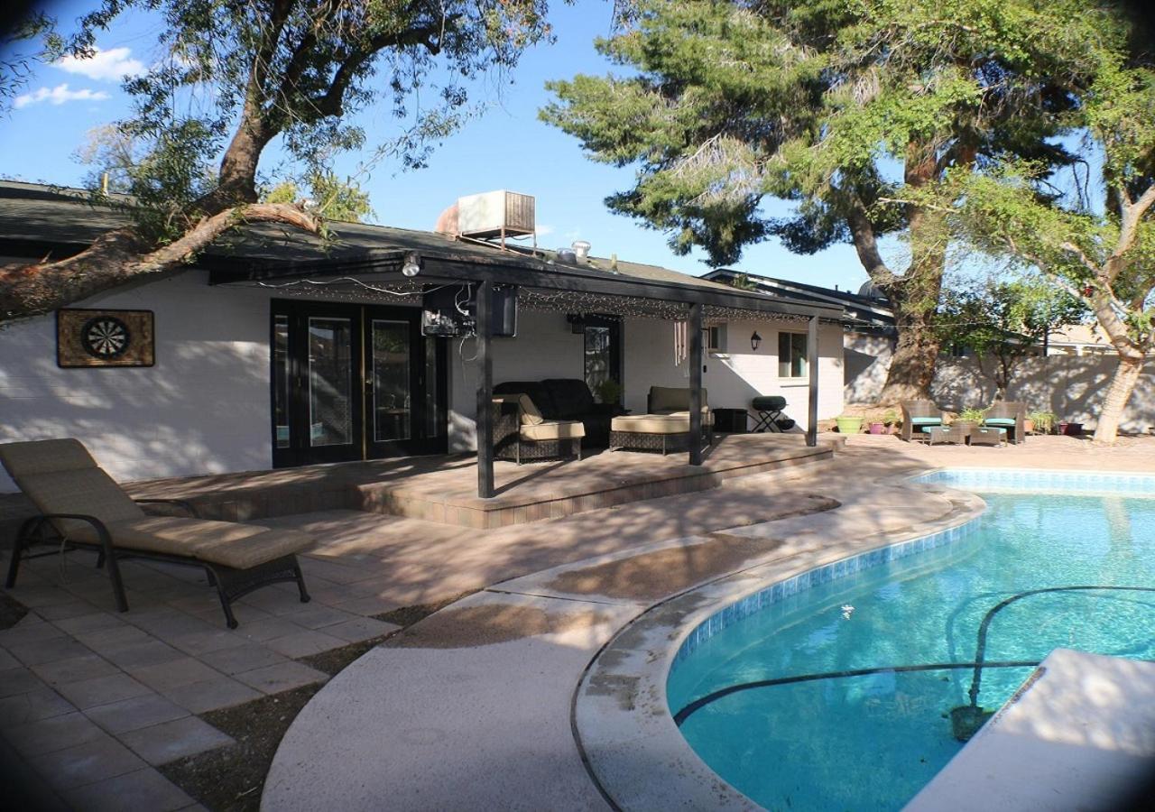 Tempe Escape With Heated Pool, Billiards & Firepit Fun Villa Ngoại thất bức ảnh